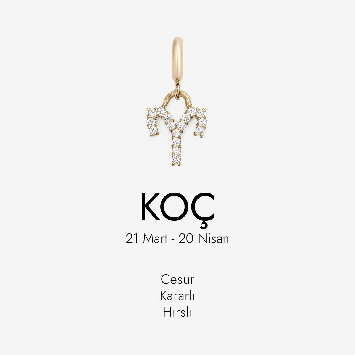 Quadro Crystal Zodiac Evergold Watch & Watch Charm Gold