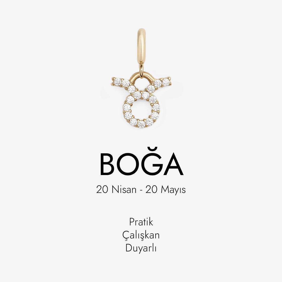 Quadro Crystal Zodiac Evergold Watch & Watch Charm Gold