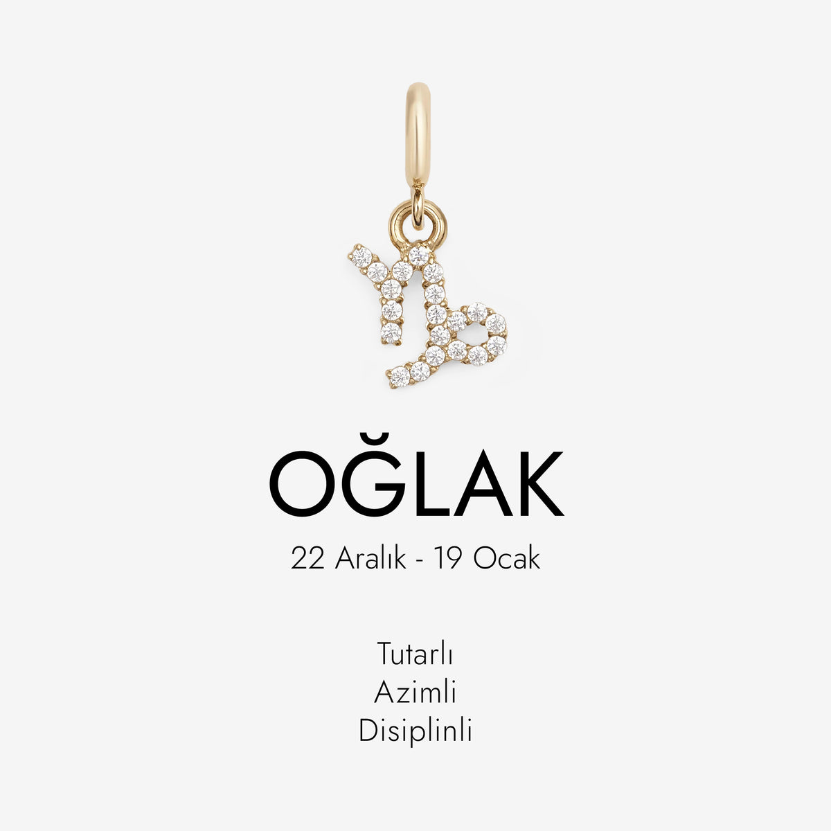 Quadro Crystal Zodiac Evergold Watch & Watch Charm Gold