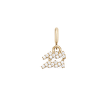 Zodiac Watch Charm Gold