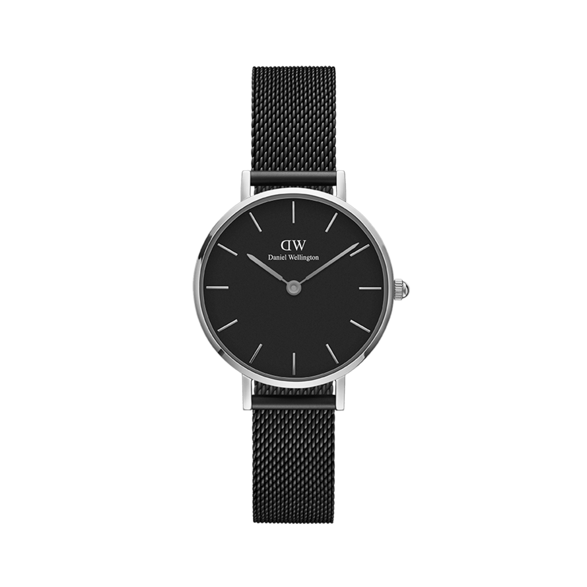 Petite Ashfield Black and silver women s watch DW