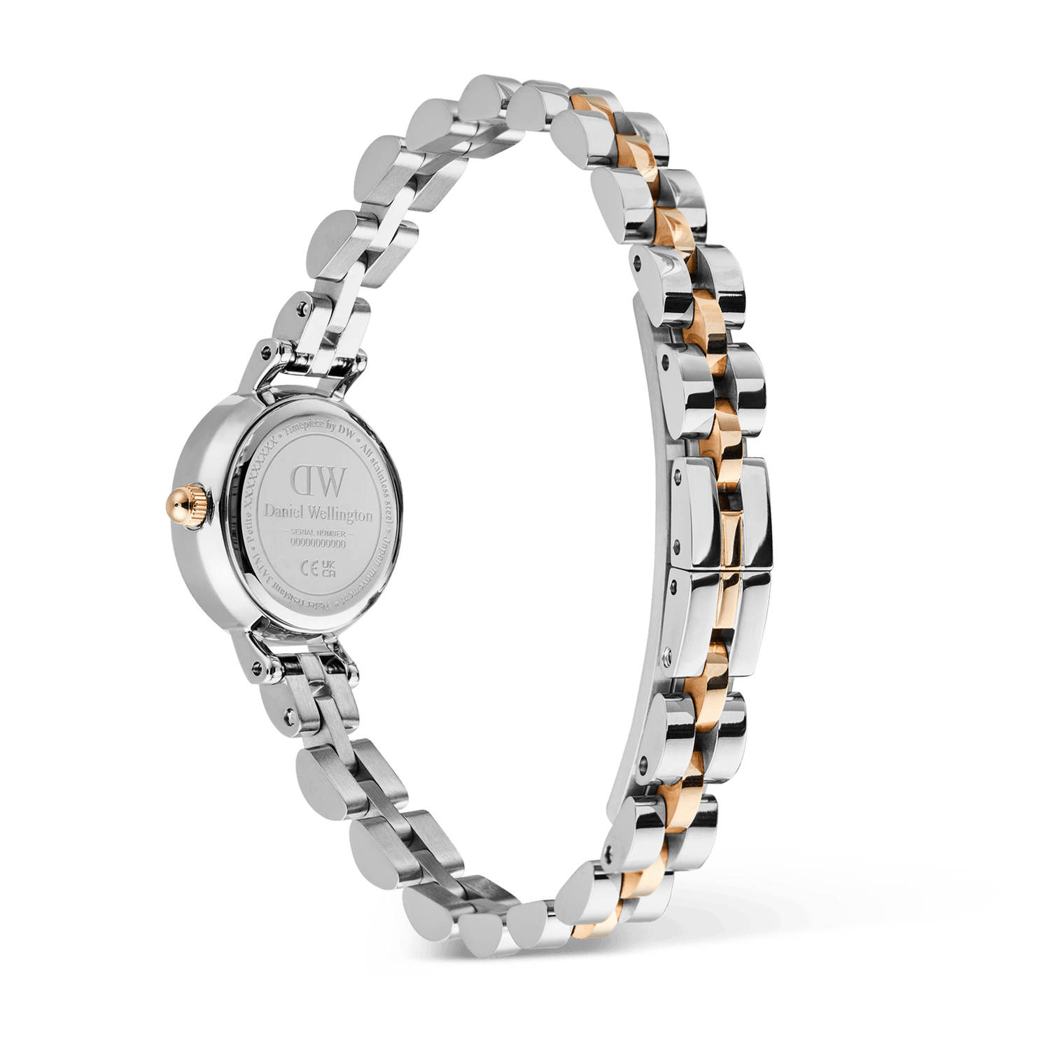 Petite Mini Arch 3-Link Two Tone Rose Gold