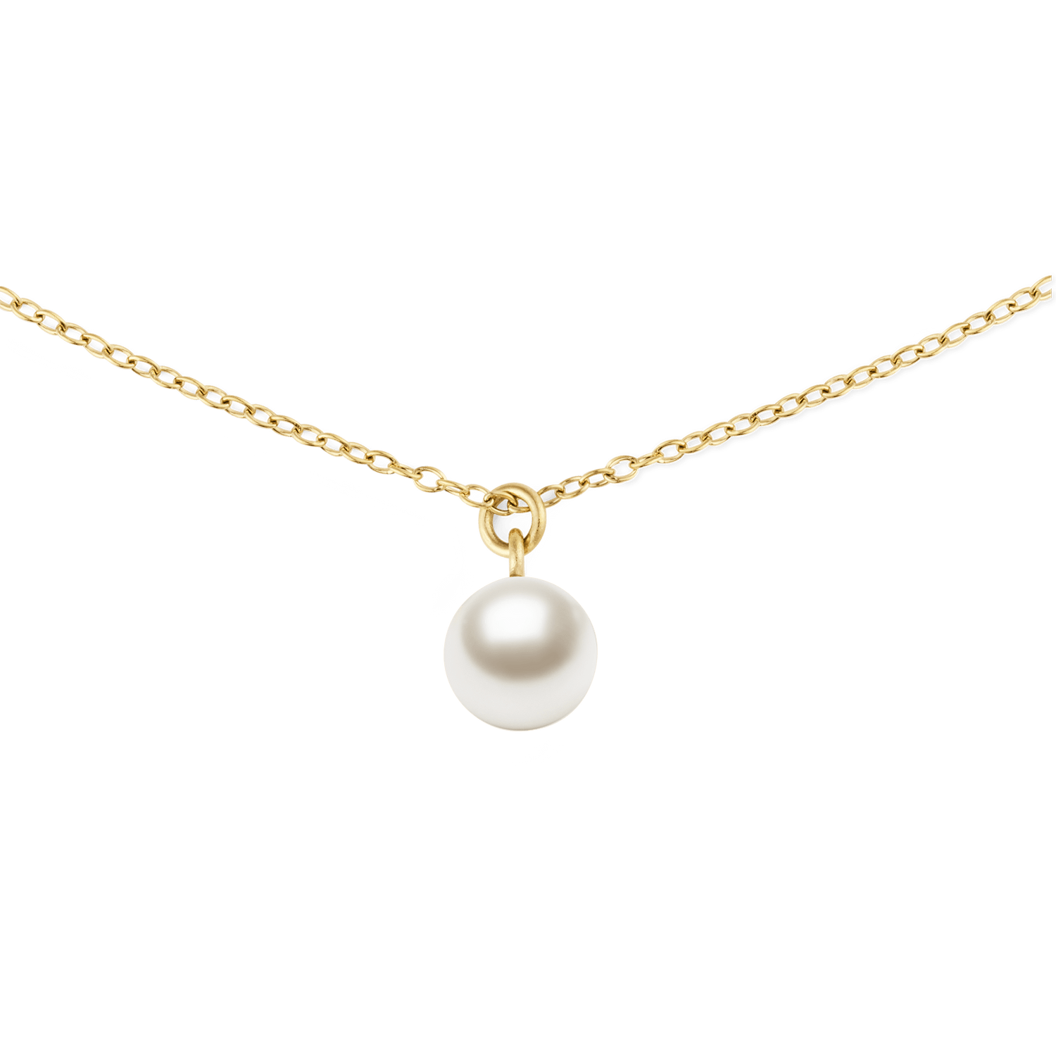 Pearl İnci Kolye Gold Renk