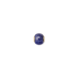 Blue Spot Orb Gold Charm