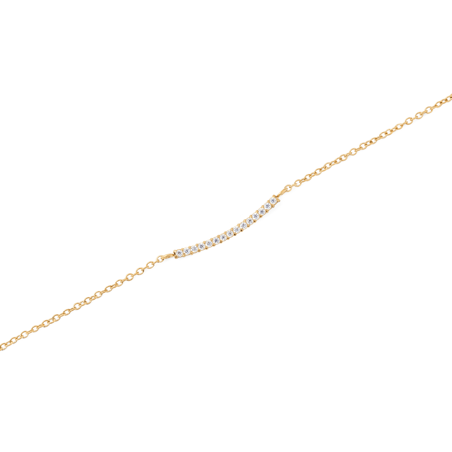 Mirelle Eternity Necklace Gold