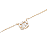 Crystal Zodiac Zincir Gold Renk Kolye