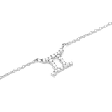 Crystal Zodiac Zincir Silver Renk Kolye