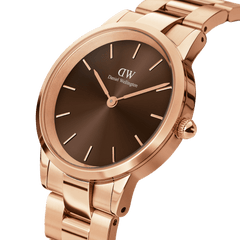 unisex rose gold çelik saat