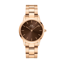 iconic rose gold çelik saat