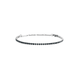 Classic Tennis Bracelet Nightfall Silver