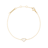 Mirelle Heart Bracelet Gold