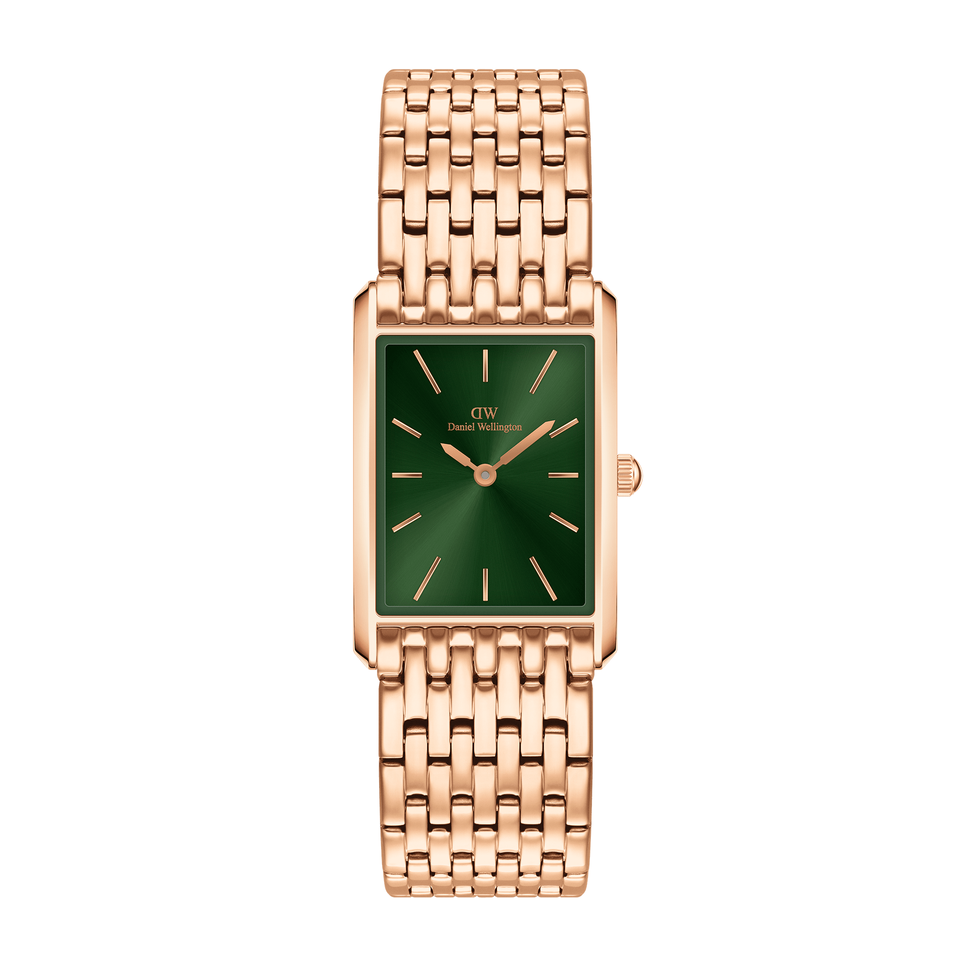 Bound 9-Link Emerald Sunray Rose Gold Kadın Kol Saati