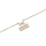 Crystal Zodiac Zincir Gold Renk Kolye