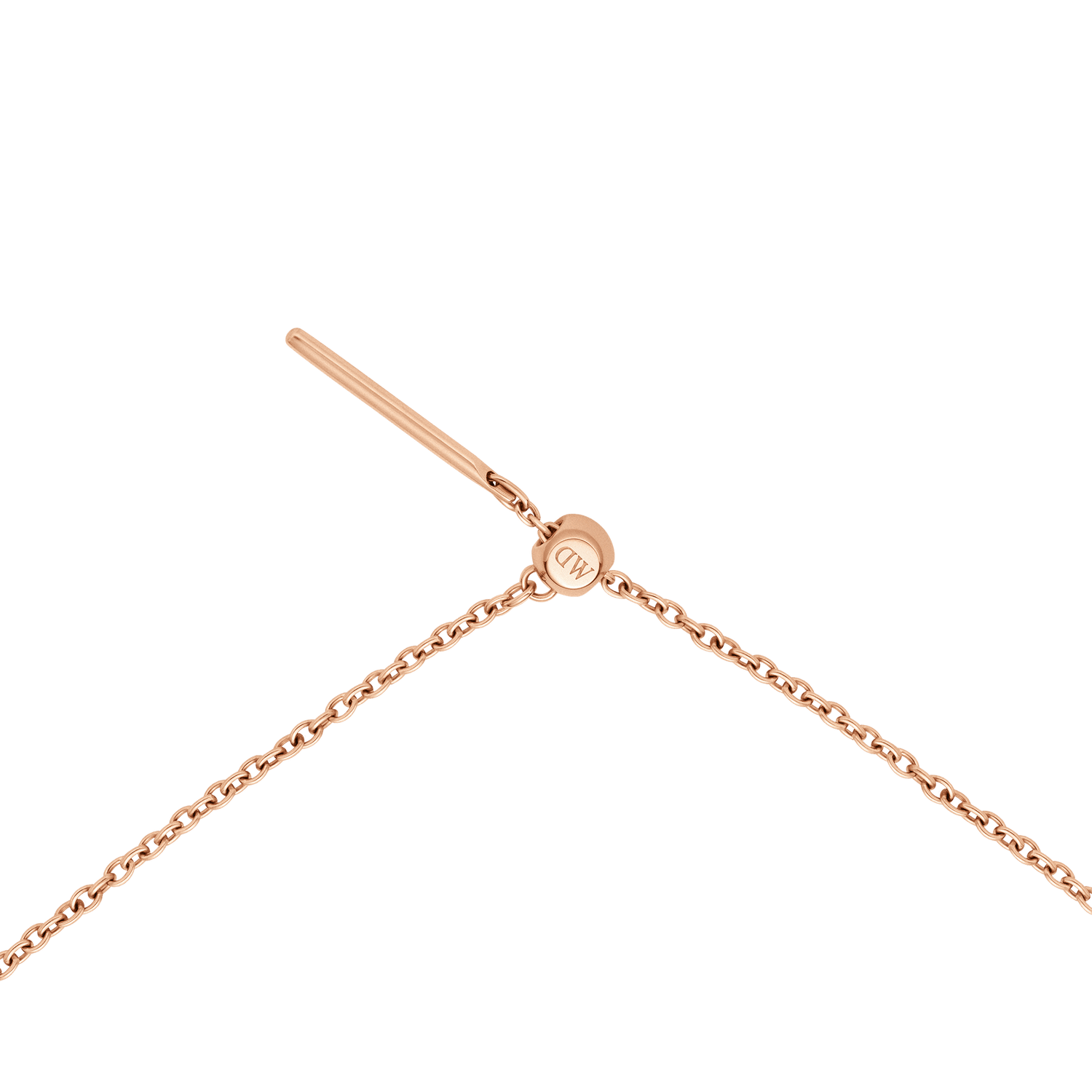 Charms Chain Necklace Rose Gold