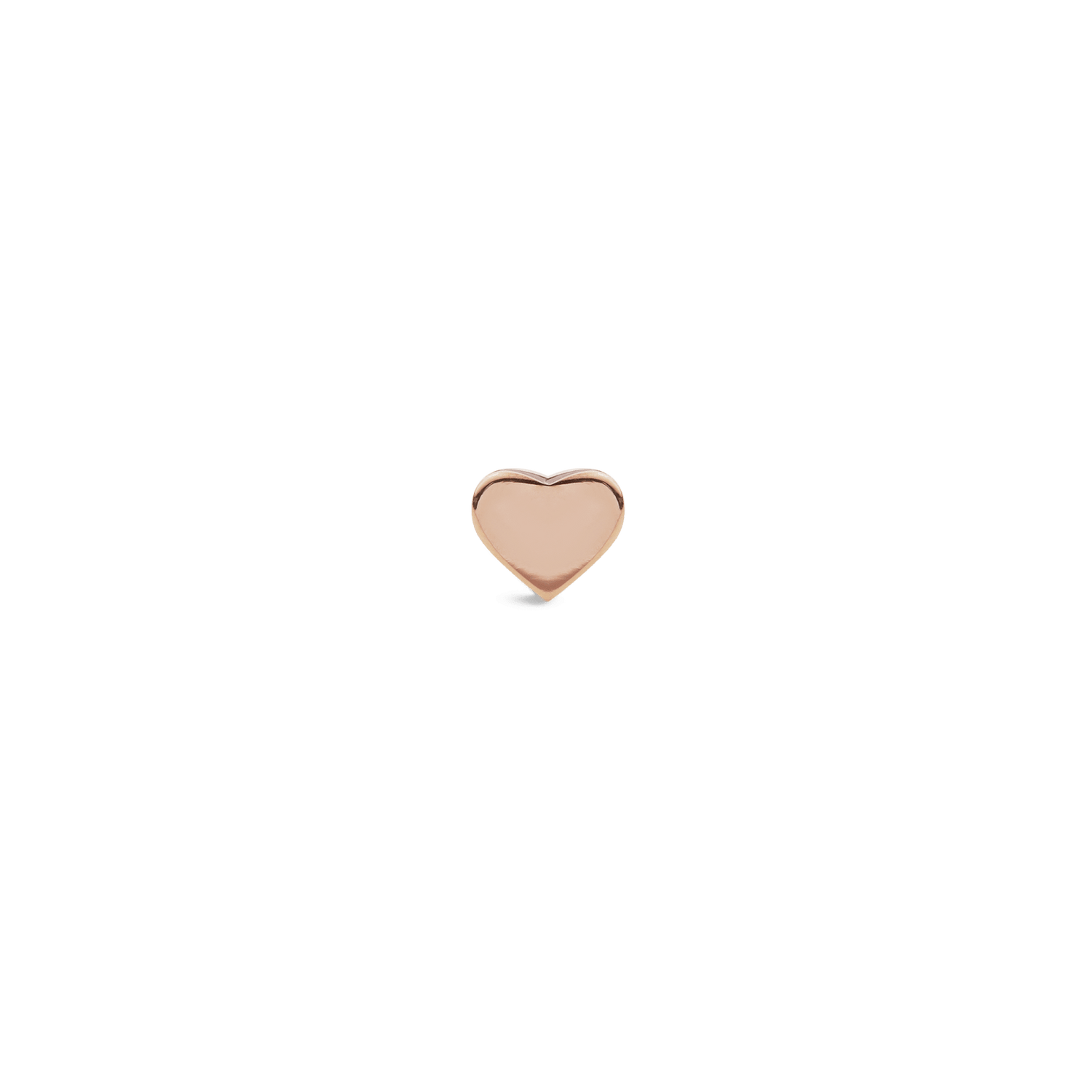 Heart Stud Rose Gold