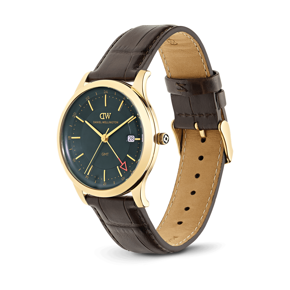 Pathfinder Gmt Brown-Croc Green Gold