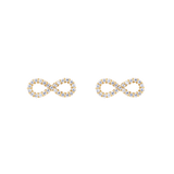 Mirelle Infinity Earrings Gold