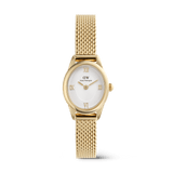 Ophelia Mini Mesh White Gold