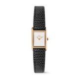Bound Mini Black Lizard Rose Gold