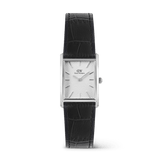 Bound Black Crocodile Guilloché Silver