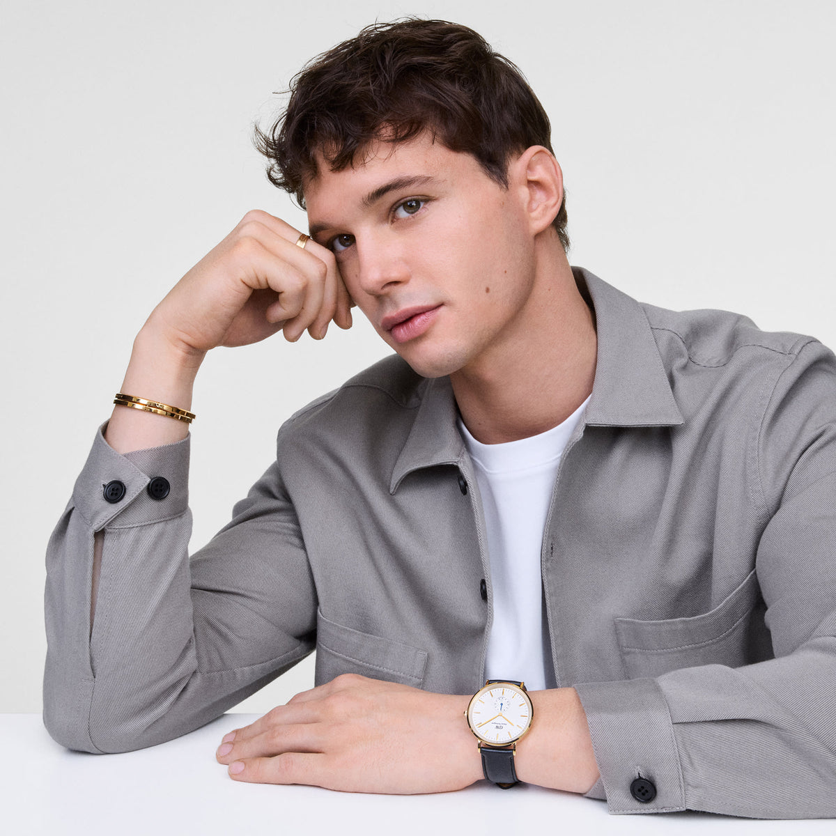Classic Multi-Eye Sheffield Off-white Sunray Gold