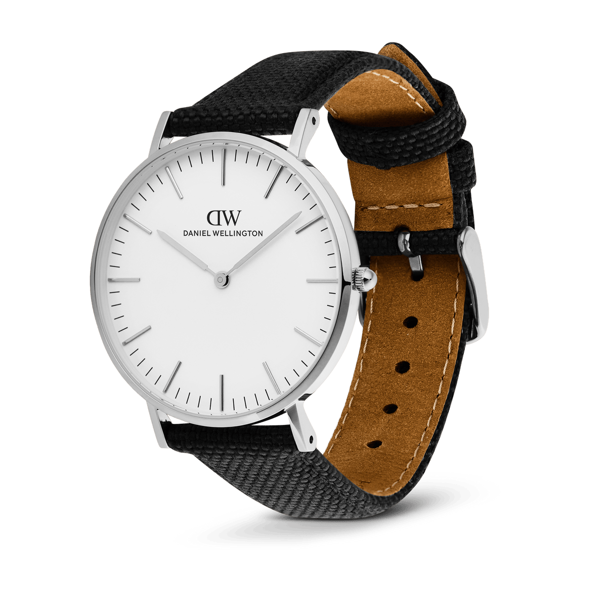 Classic Black Canvas Silver