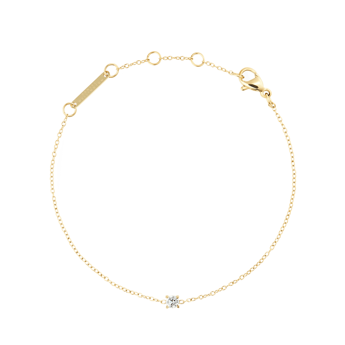 Mirelle Solitaire Bracelet Gold