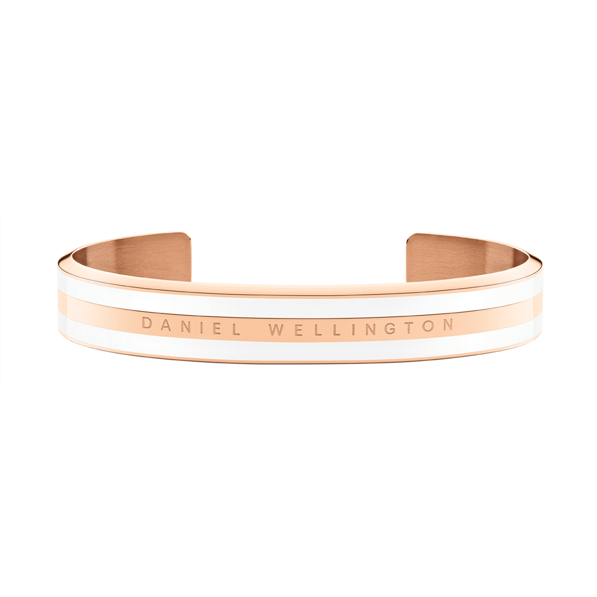 Emalie Bracelet Rose Gold Satin White Unisex Bileklik DW
