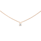 Mirelle Solitaire Taşlı Rose Gold Renk Kolye