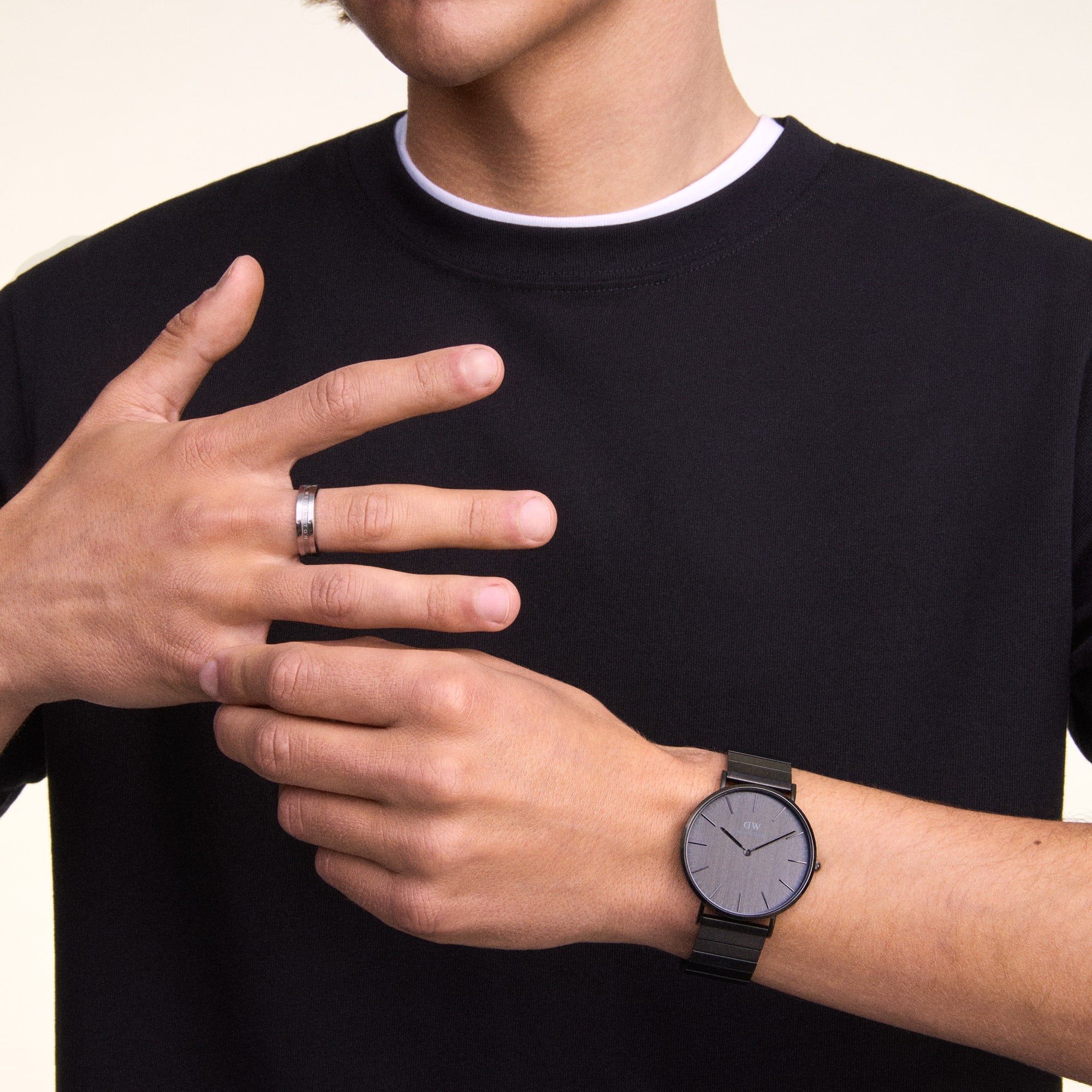 Classic Piano Link Onyx Unitone Black Erkek Kol Saati