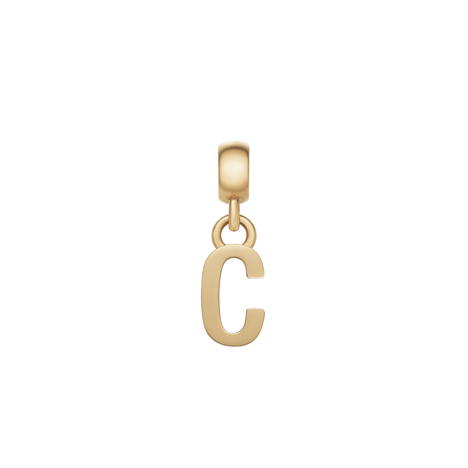 Letter Charm Gold