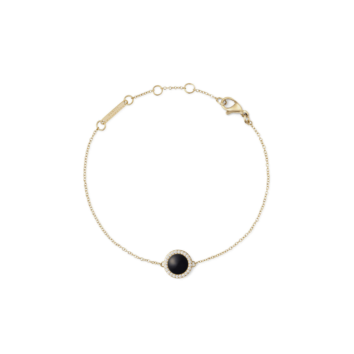 Audrey Bracelet Black Agathe Gold