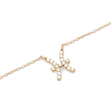 Crystal Zodiac Zincir Gold Renk Kolye