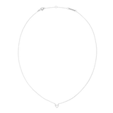 Mirelle Heart Necklace Silver