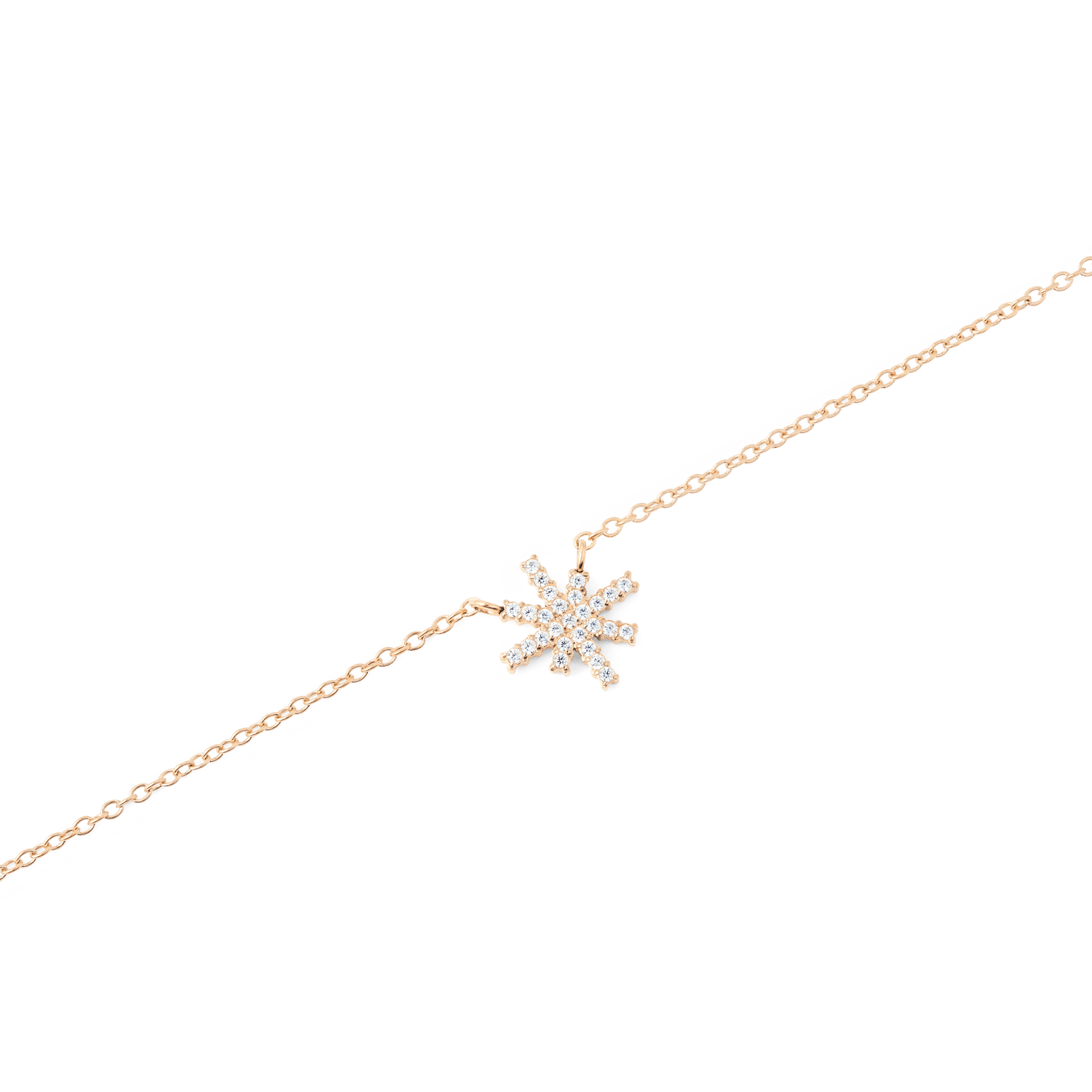 Mirelle Star Necklace Rose Gold