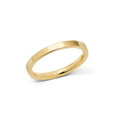Line Ring Polished Gold 2.5mm
