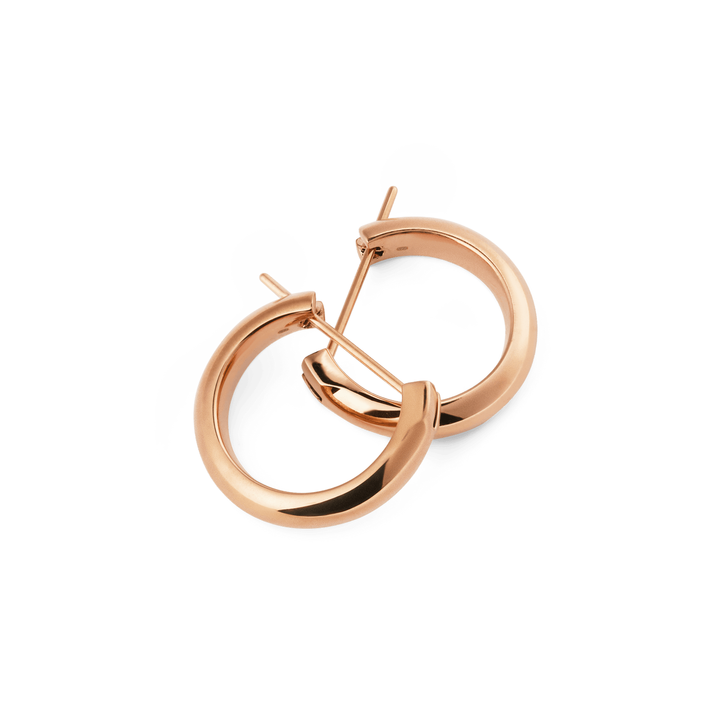 Arch Earrings Rose Gold 12mm