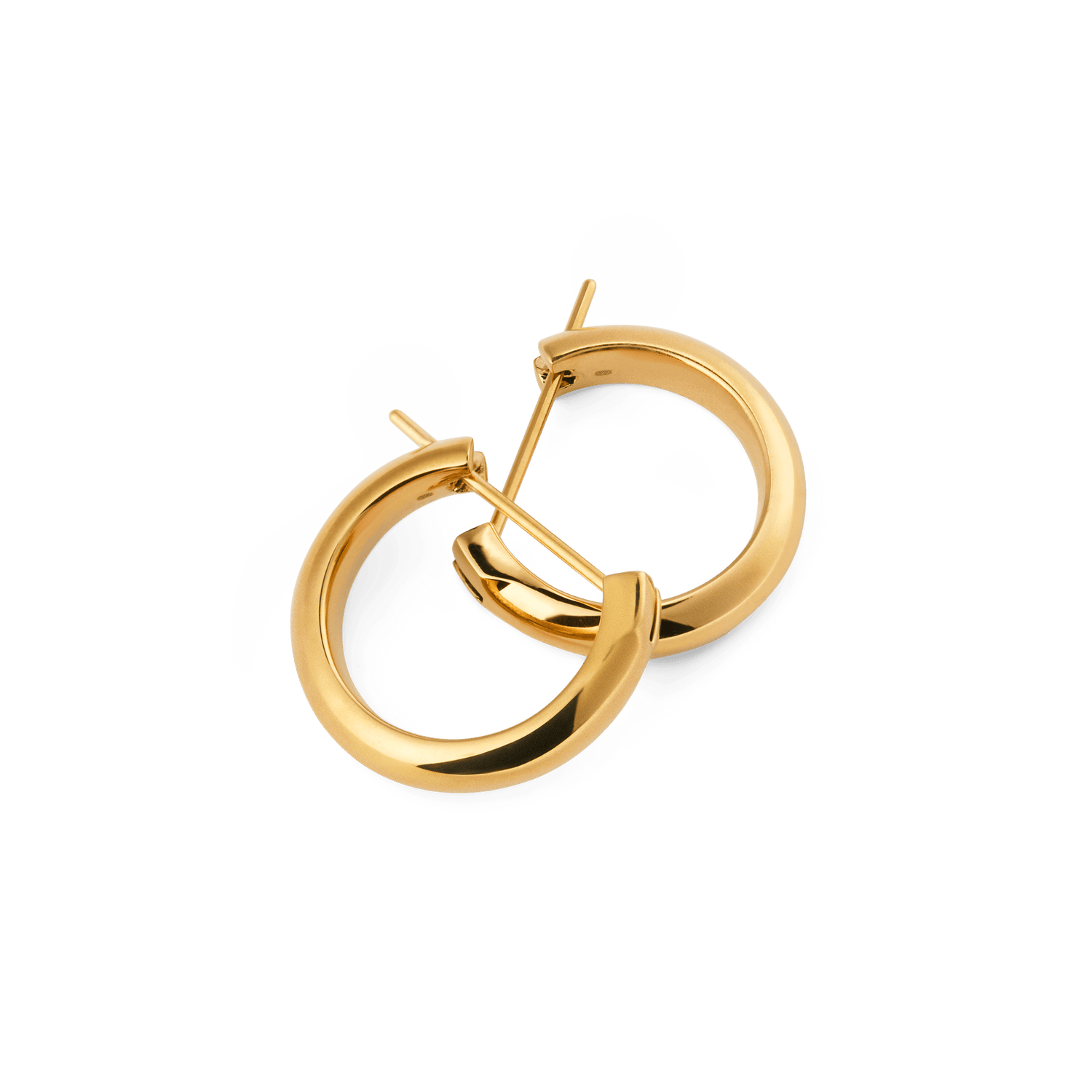 Arch Earrings Gold 12mm