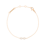 Mirelle Infinity Bracelet Rose Gold