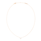 Mirelle Heart Necklace Rose Gold