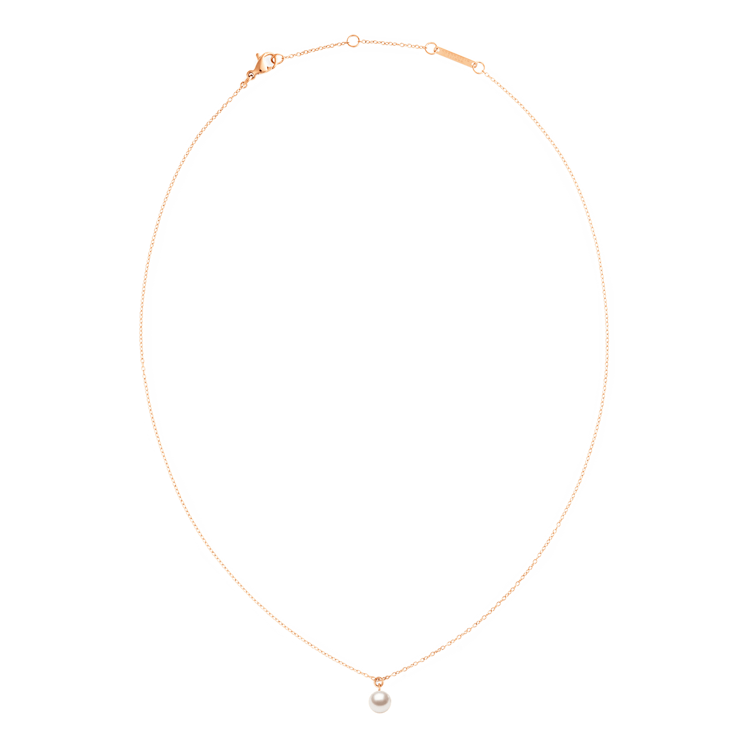 Pearl İnci Kolye Rose Gold Renk