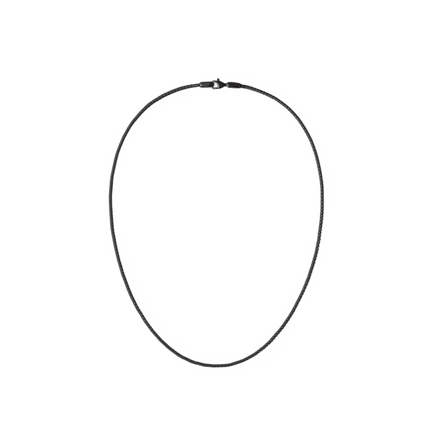 Tide Mesh Necklace Black 1.8