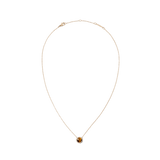 Audrey Necklace Tiger Eye Rose Gold