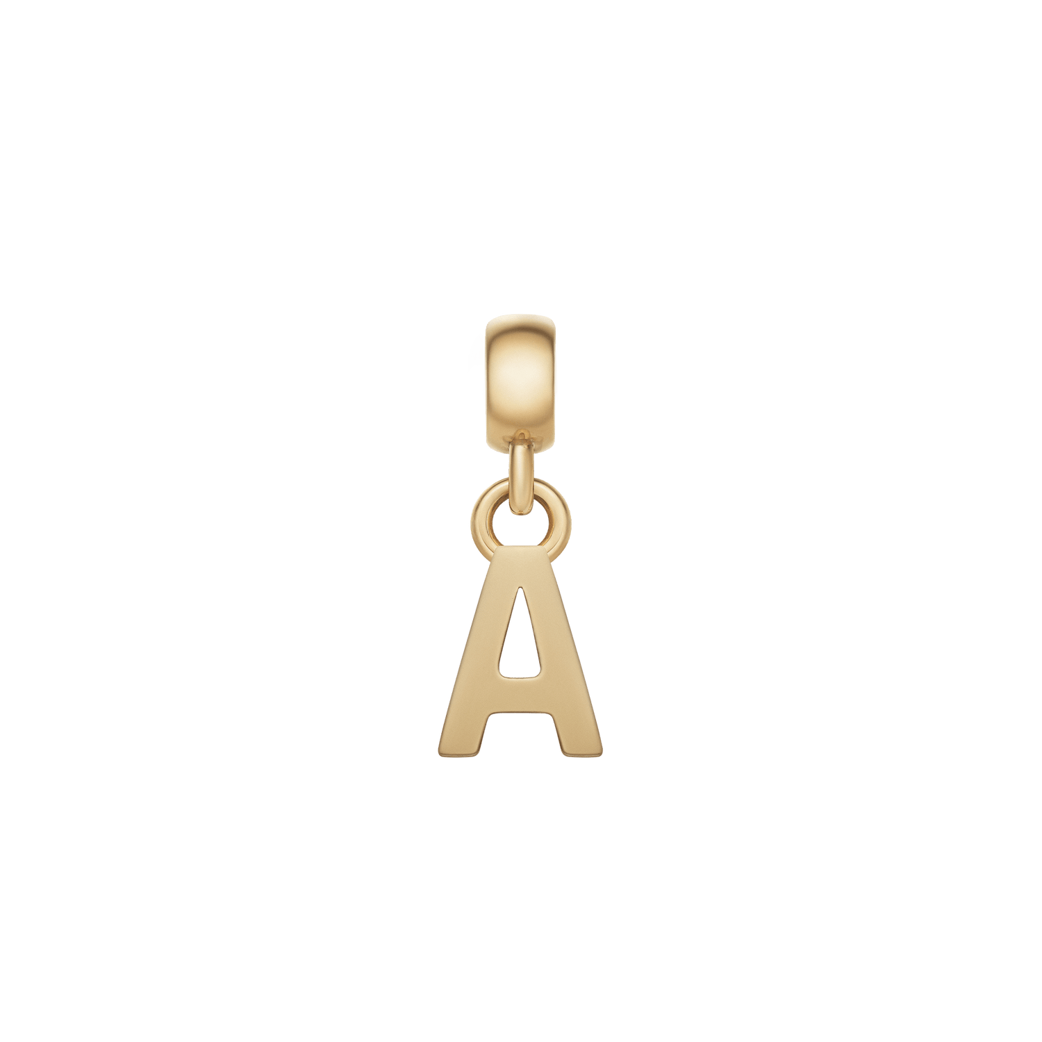 Letter Charm Gold