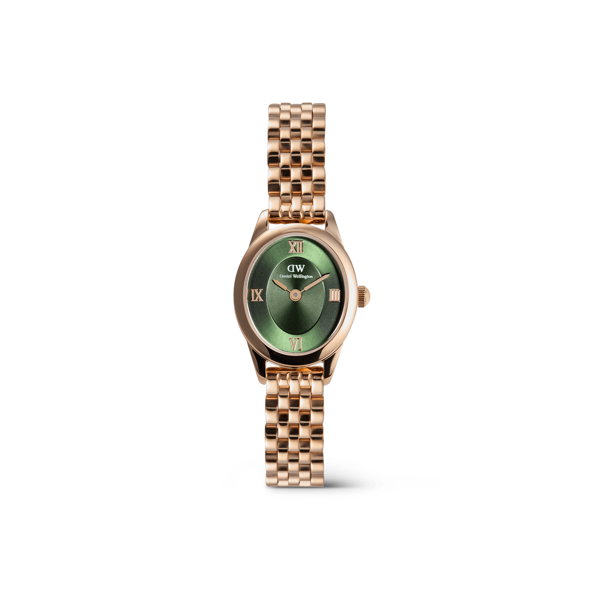 Ophelia Mini Emerald Rose Gold